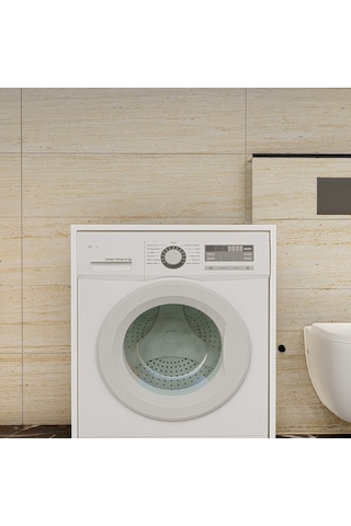Çamaşır Makinesi Alt Dolabı - Beyaz (552716051)