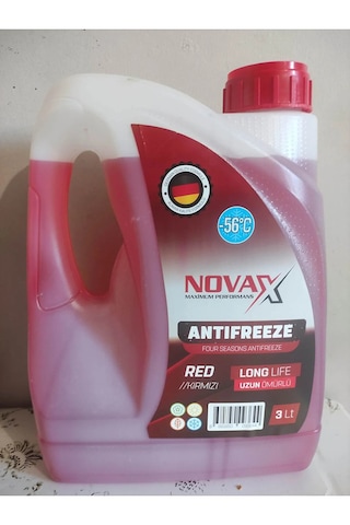Antifiriz Kırmızı Alman Kalite Formülü -56 Derece 3 Litre German Alman Formüllü