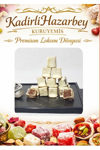 Kadirlihazarbey Beyaz Çikolata Kaplı Kayısı Lokum 250 Gr