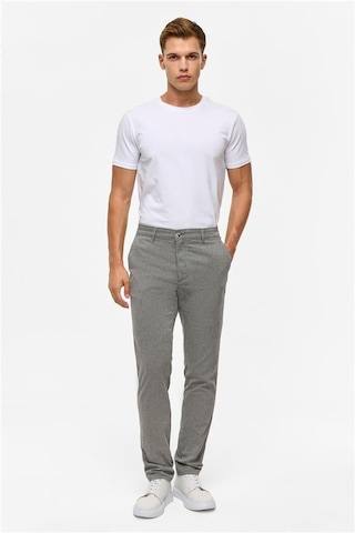 Siyah Slim Armürlü Pantolon Siyah