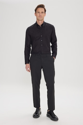 Ac&Co / Altınyıldız Classics Regular Fit Geniş Kesim Yan Cep Klasik Erkek Pantolon - Siyah