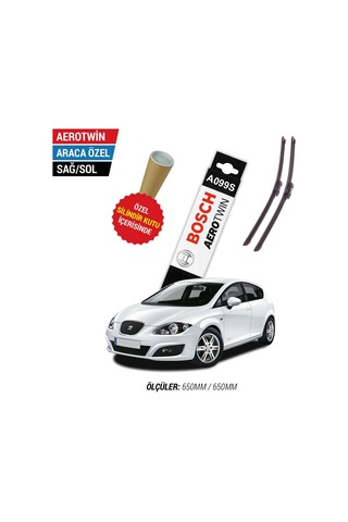Bosch Aerotwin A099S Seat Leon Silecek Takımı (2009-2012)