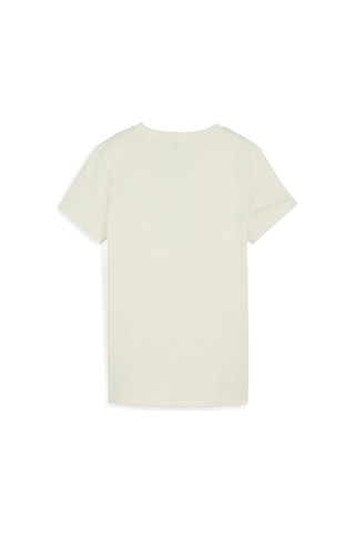 Puma Classics Shiny Logo Tee Kadın Günlük Tişört 62559787 Bej 62559787