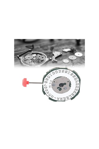 Xurunkeji 2115 Saplı Hareket + Pil 2035 Erkek Tek Takvim Üç Noktalı Elektronik Kuvars Saat Hareketi Değişimi Gümüş