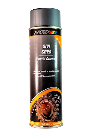 Büyük Boy 500ml Sıvı Gres Yağ Sprey - Şeffaf