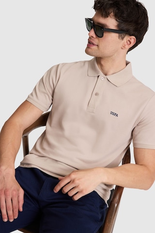 U.S. Polo Assn. U.s. Polo Assn. Erkek Taş Tişört Basic 50326963-vr049 Taş Rengi