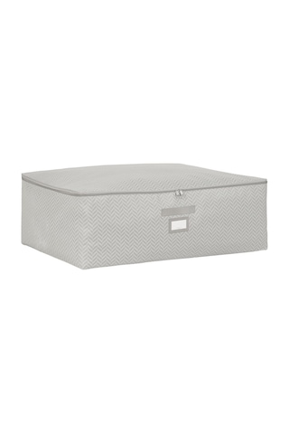 Ocean Home Textile Büyük Boy Gri Balıksırtı Baza Altı Hurç 62 X 46 X 22 Cm Diğer