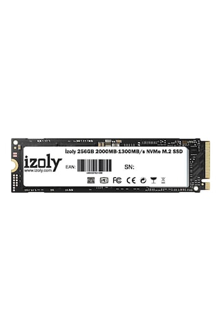 Izoly 256gb 2000mb-1300mb/s Nvme M.2 Pcı-express 3.0 Gaming Ssd