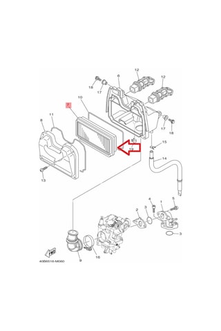 Yamaha Crypton C8 Hava Filtresi 4S9-E4451-01