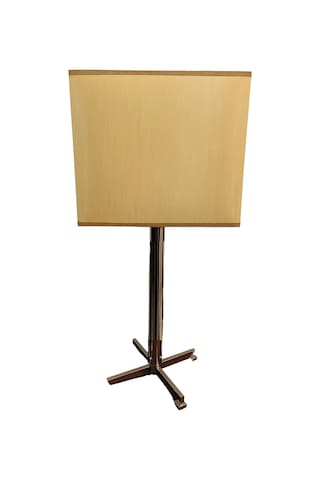 Tripod Ayaklı Metal Abajur Krom Diğer