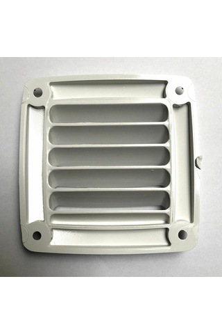 Plastik Havalandırma Izgarası 118 х 118 Mm Beyaz Karavan Tekne