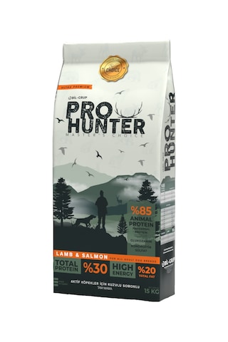 Pro Hunter Kuzu Etli Somonlu Av Köpeği Maması 15 KG
