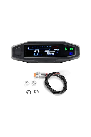 Motosiklet Rpm Ölçer Dijital Kilometre Kilometre Sayacı K20730-1