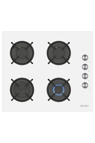 Simfer 0+8 Fonksiyon Trend Mekanik Beyaz Power Turbo 3'lü Ankastre Set (Fırın + Ocak + Davlumbaz)