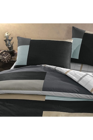 Taç Nexie Ranforce Çift Kişilik Nevresim Takımı Antrasit 000000001000051094 Lacivert