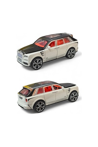 Rolls Royce Cullinan Metal Model Araba 1:32 - Sesli Işıklı Kapıları Açılan Oyuncak Jip 18 Cm