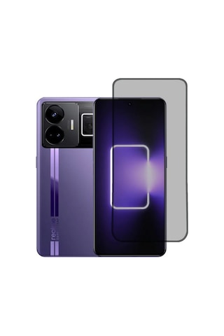 Realme Gt3 / Gt Neo 5 Privacy Tam Kaplayan Tempered Cam - Al3125
