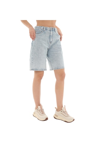 B0a67t7epj1-r Timberland Denim Shorts Kadın Şort Ve Kapri Mavi B0a67t7epj1-r Mavi