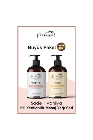 Parnassos Aromaterapi Yenilebilir Natural ve Vanilya Masaj Yağı