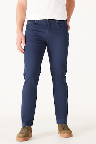 Wrangler Arizona Straight Fit Normal Bel 5 Cep Esnek Pantolon W211842410 Lacivert