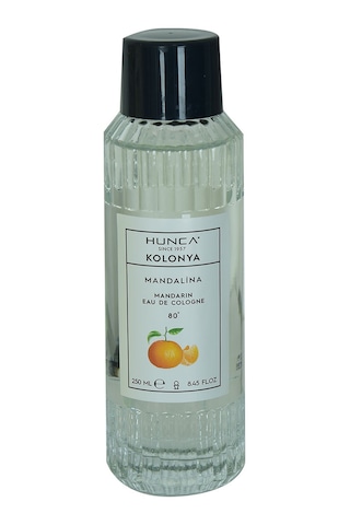 Hunca 80 Derece Mandalina EDC Kolonya Cam Şişe 250 ML
