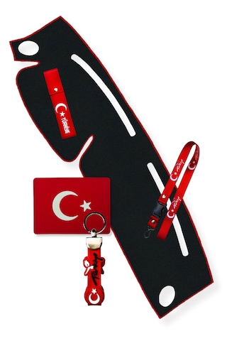 Hyundai Accent Yumurta Kasa Torpido Koruma Halısı 1996-2000 / Hyundai Araç Oto Aksesuar Siyah