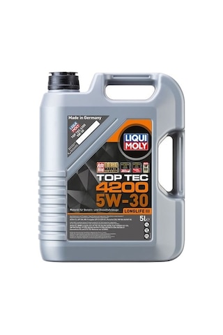 Liqui Moly Top Tec 4200 5W-30 Partiküllü Motor Yağı 5 L