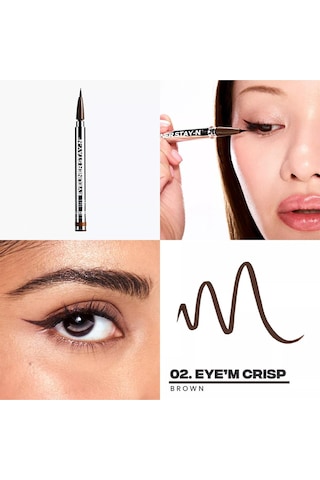 Sacheu Eyeliner Stay-n Likit Eyeliner 02 Eye M Crisp Kahverengi 0.739ml 02
