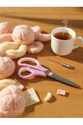 Ark Scıssors 19 Cm Pastel Mor Makas