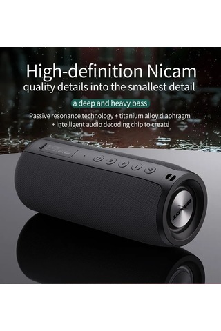 Singree "zealot S51 Kablosuz Bluetooth Hoparlör: Güçlü Bass, Su Geçirmez, 12 Saat Çalma Süresi İle Taşınabilir"