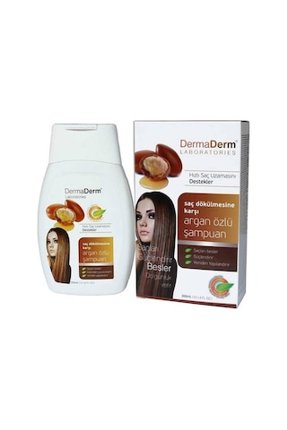 Dermaderm Saç Dökülmesine Karşı Argan Özlü Şampuan 300 ML Dermaderm Saç Dökülmesine Karşı Argan Özlü Şampuan 300 ML
