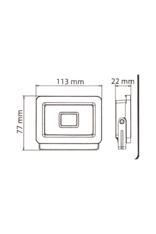 Horoz 068-008-0020 Pars-20 Led Projektör 20w Sarı Işık