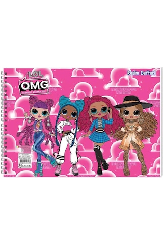 L.o.l. Omg 25x35cm 15 Yapraklı Spiralli Resim Defteri / 300215-79