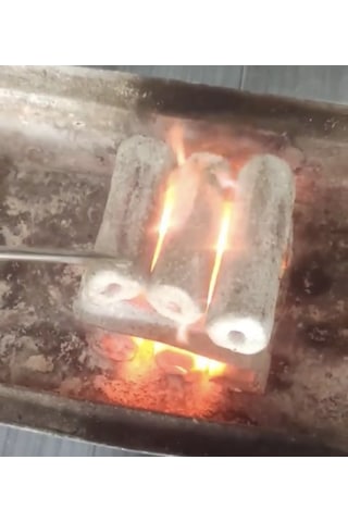 10 Kg Delikli Briket Mangal Kömürü