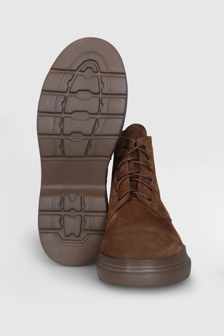 Marvın Erkek Deri Bot Deve Tüyü Deve Tüyü