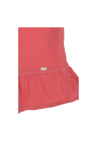 U.S. Polo Assn. Kız Çocuk Pembe Kısa Kol Müslin Kumaş Dokuma Elbise 50306602-VR167