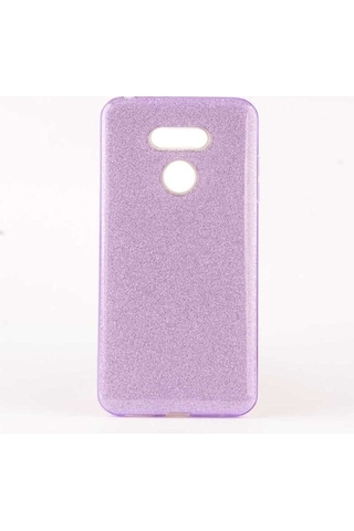 LG Uyumlu G6 Kılıf Zore Shining Silikon Mor