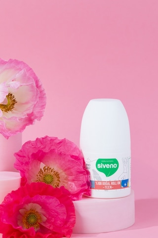 Siveno %100 Doğal Roll-on Teen Girl Genç Kız Deodorant Ter Kokusu Önleyici Bitkisel Lekesiz 50 Ml X 2 Adet