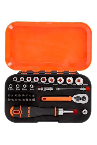 Bahco S34mc8h 1/4'' Karbüratör Lokma Takımı 34 Parça