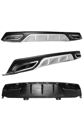 Civic Fc5 Difüzör Fc5 Amg Difizör Kare Egzoz Görünüm 2016-2021