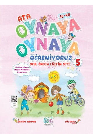 Ata Oynaya Oynaya Öğreniyoruz Eğitim Seti 3-4 Yaş