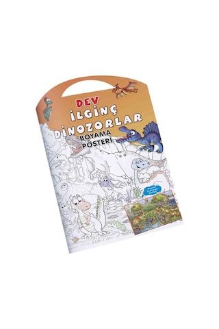 Dev Boyama Posteri Eğlenceli Sirk- İlginç Dinozorlar