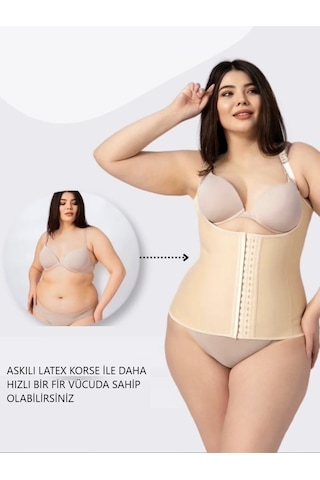 Mistirik Trigoso Model 4 Kademeli Maximum Sıkılaştırma Etkisi Sarkma Engelleyici Askılı Latex Ten Renk