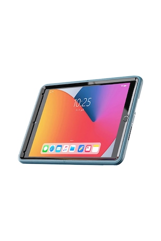 Zenviya21 Apple iPad Uyumlu 10.2 7.nesil Kılıf Hand Strap Tablet Kılıfı - Turkuaz Zenya785 Arka Kapak