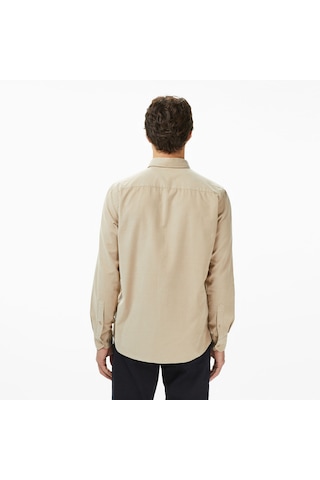 Nautica Erkek Bej Classic Fit Gömlek Düz W57424t Bej