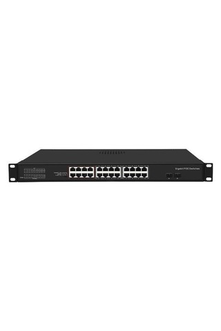 Ods 08ODS-24GP2S-300 24 Port 300 W Full Poe Gigabit 2x Sfp Yönetilemez Switch