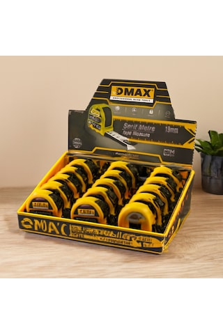 5 M X 19 Mm Çelik Şerit Metre Otomatik Kilitli 1 Adet 0-10