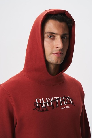 AR-MA Arma Erkek Regular Fit Yazı Baskılı Dikişli Kanguru Cepli Sweatshirt 001