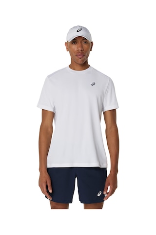 Asics Court Ss Top Erkek White Traditional Kısa Kollu Tshirt 2041a339-100 Beyaz