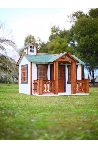 Mandu Ahşap Oyun Evi Playhouse Beylerbeyi